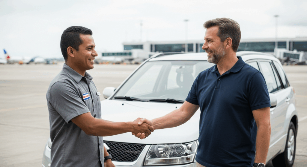 costa rica rental car near airport